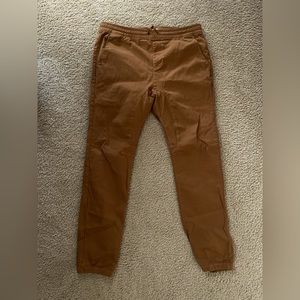 Tan Joggers from PACSUN | Size L | Drawstring waistband